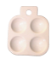 Picture of ART121  white plastic palette with 4 wells 4x3 