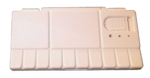 Picture of ART130  combination Receptacle and flat plastic palette, 8x4 