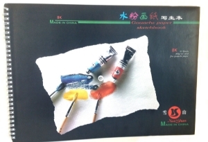 Picture of ART276  artist gouache pad 10.5x15 