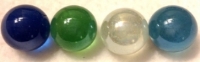 Picture of MN10 5/8" Multi-Colored Transparent Marbles