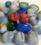 Picture of M73  Glass Gems Tumbled Stone 16MM thick
