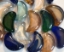 Picture of M71  Glass Gems  Moon Shaped. 16MM thick