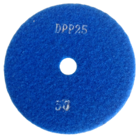 Picture of DPP25   5IN Diamond Polishing Pad  - 50 GRIT, DRY