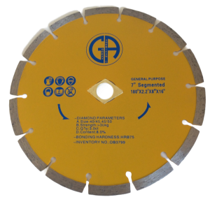 Picture of DB3799 7" Saw Blade Circular Diamond Segmented for GENERAL PURPOSE
