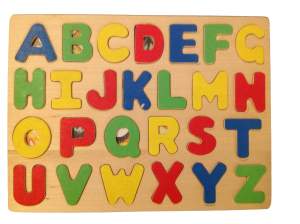 Picture of MGT4176 Alphabet Wood Letters Puzzle