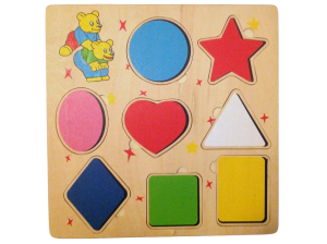 Picture of MGT4185 Wood Shapes Puzzle Set