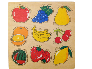Picture of MGT4186 Wood Fruit Shaped Puzzle Set