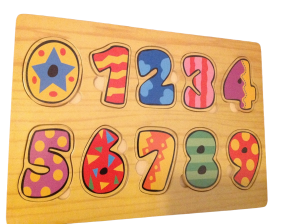 Picture of MGT4202 Wood Numbers Puzzle Set