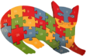 Picture of MGT4508 Cat Shaped Puzzle Set