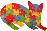 Picture of MGT4508 Cat Shaped Puzzle Set