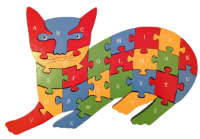 Picture of MGT4508 Cat Shaped Puzzle Set