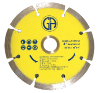 DB249 4" Circular Saw Blade Diamond Continuous Rim for stone,tile,marble,brick,granite,cement.  Suitable for tilesaw, miter saw, table saw, chopsaw-full view
